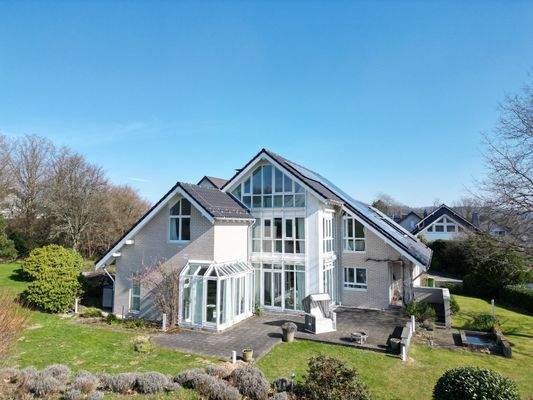 Rückansicht vom Wohnhaus 
