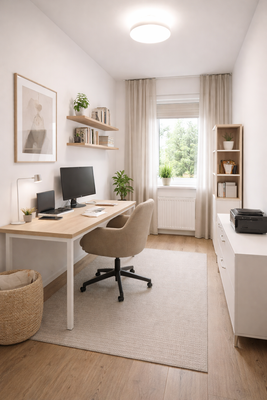 Einrichtung, Beispiel Arbeitszimmer