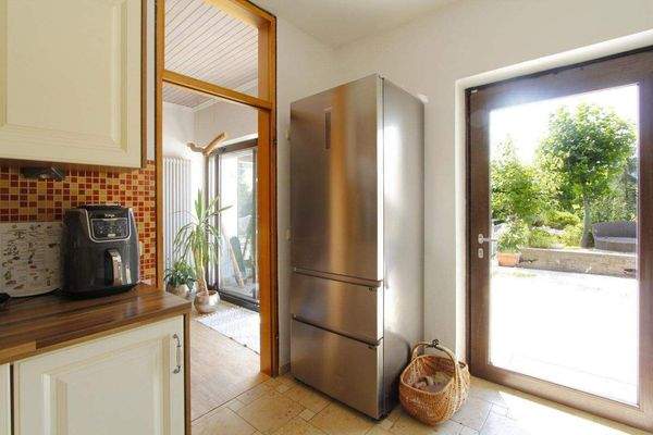 und auch Zugang zur Terrasse