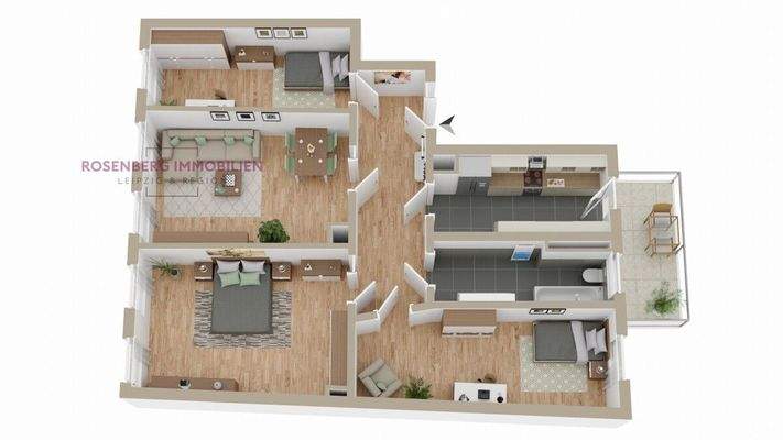 Immobilie in Leipzig / Gohlis zu verkaufen_Grundriss