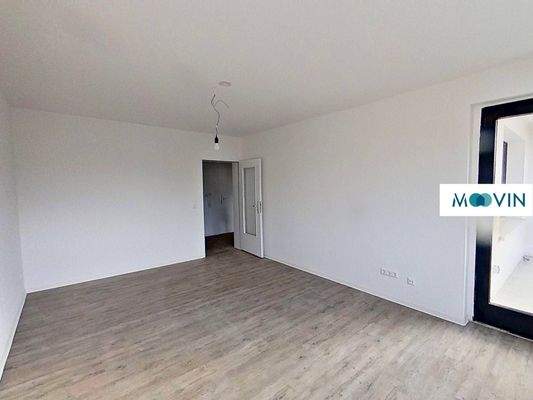 Ansicht III: Wohn- und Esszimmer