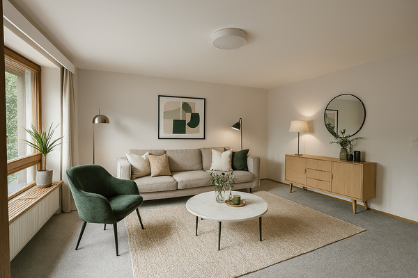 Vorschlag Wohnzimmer Staging