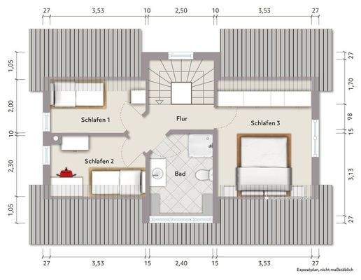 Grundriss Dachgeschoss