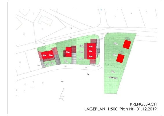 Krenglbach Lageplan 1 500