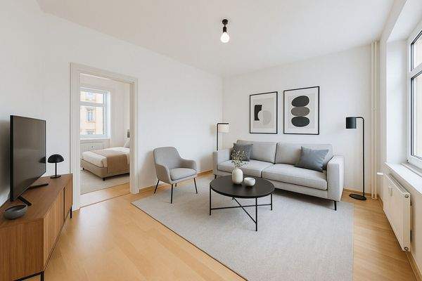 Wohn-/Essbereich Visualisierung