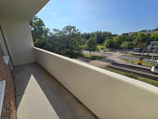 Balkon mit ebenerdigem Zugang