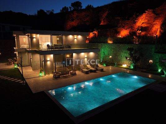 Sea View Houses with Private Beach in Bodrum Mugla