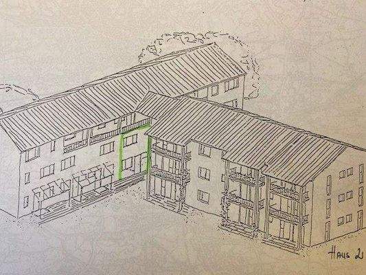 Lage in der Wohnanlage