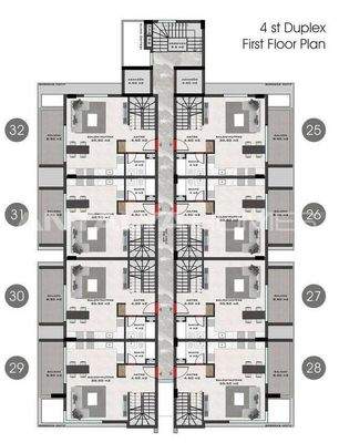 Real Estate with Rich Communal Amenities in Alanya Mahmutlar