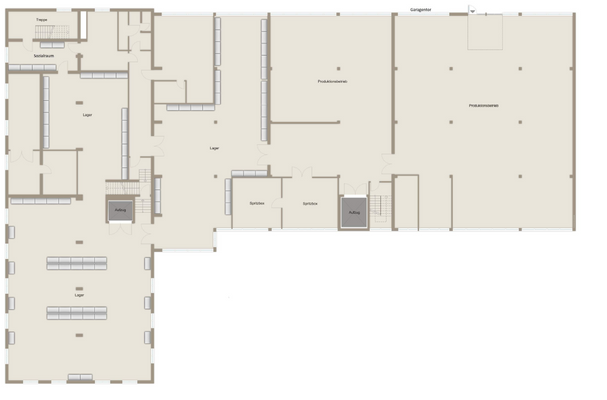 Grundriss, nicht maßstabsgetreu 