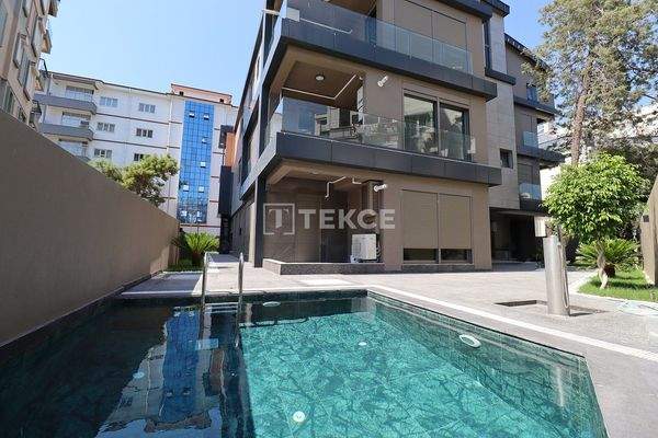 Apartments near Düden Waterfall and the Sea in Antalya Lara