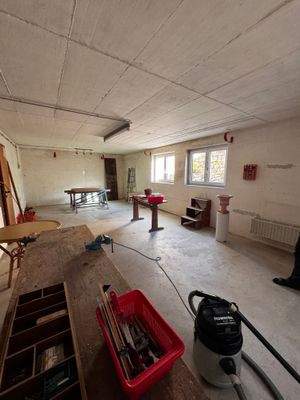 Werkstatt / Hobbyraum mit Tageslicht