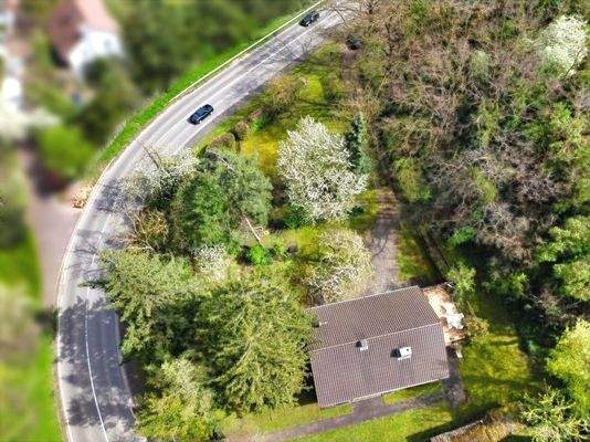 Luftaufnahme d. Grundstücks