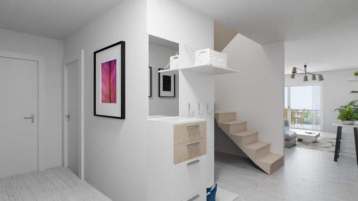 Visualisierung 1. DG Flur