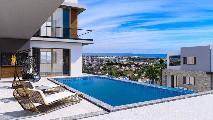 Sea View Villas with High Standards in North Cyprus