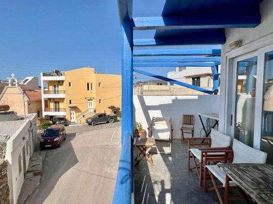 Kreta, Mochlos: Charmantes zweistöckiges Haus am Meer in Mochlos