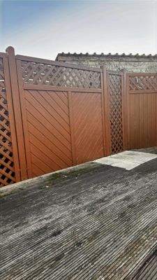 Terrasse begehbar vom WZ in der Ferienwohnung