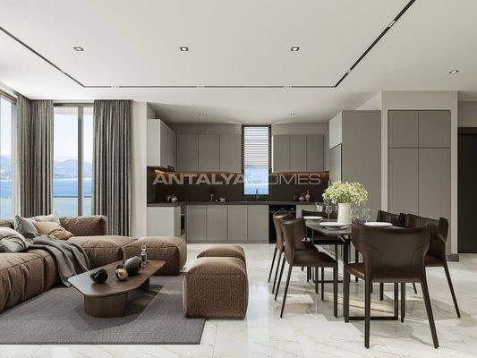 Spacious Sea View Flats with Smart Systems in Alanya