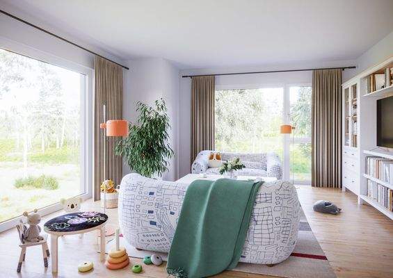 Wohnbeispiel Wohnzimmer