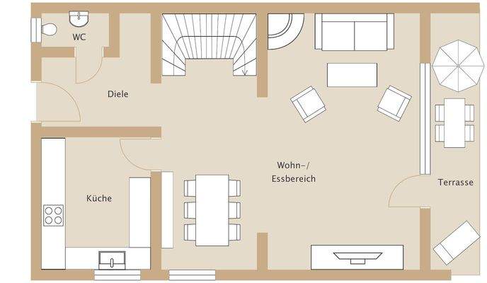 Grundriss Erdgeschoss