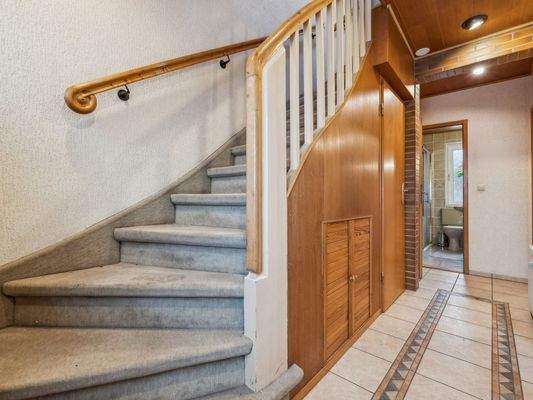 Treppe ins Dachgeschoss