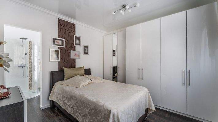 Schlafzimmer im Obergeschoss (Einliegerwohnung)