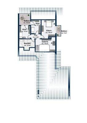 Grundriss Dachgeschoss