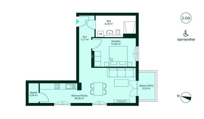 Grundriss Eigentumswohnung WE038