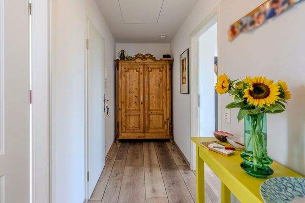 Der freundliche Eingangsbereich