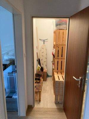 ... ein Blick zum  Abstellraum ...