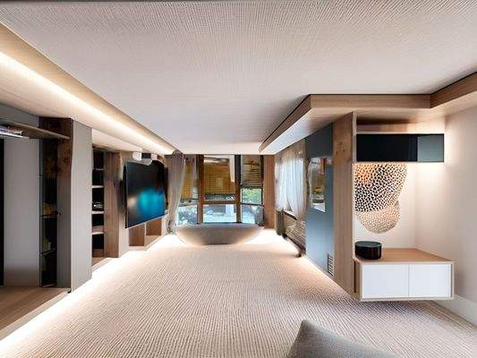 Esszimmer mit Erker unverbindliche Illustration