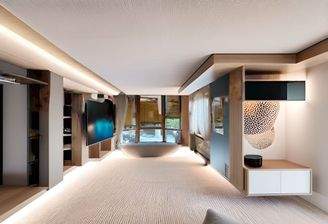 Esszimmer mit Erker unverbindliche Illustration