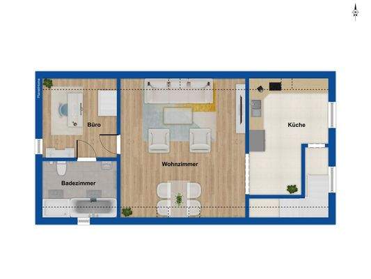 Grundriss Haus Obergeschoss