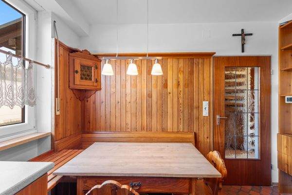 Bestehende Essecke in der Küche