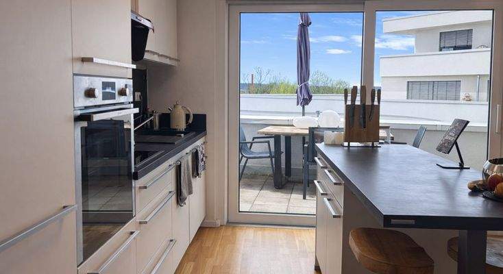 Einbauküche mit Insel 