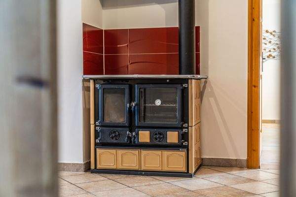 Holzofen zum Kochen, Backen und/ oder Heizen