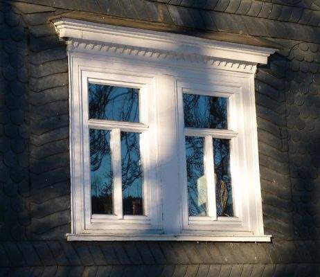 Denkmalgeschützte neuwertige Fenster