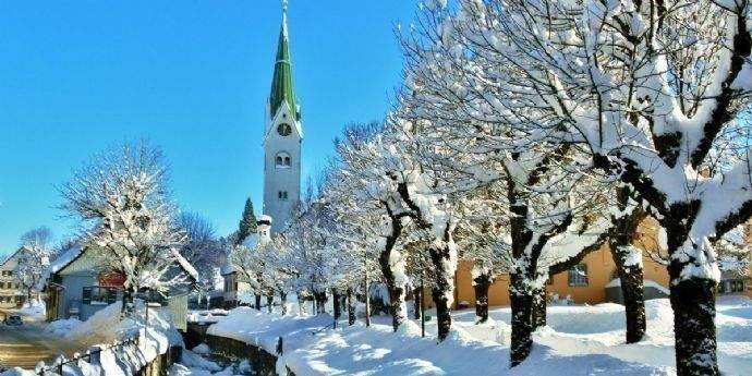 Weiler im Allgäu - eine Winteridylle