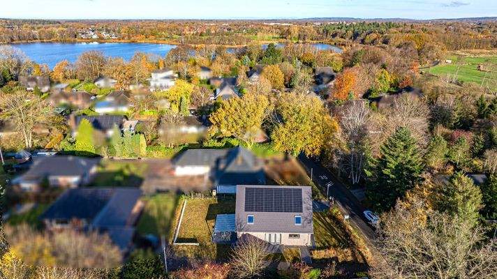 Luftaufnahme - Immobilie nahe des Fockbeker Sees