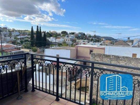 Kreta, Sivas: Traditionelles Steinhaus mit Swimmingpool