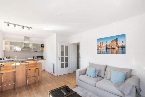 Wohnzimmer und Küche