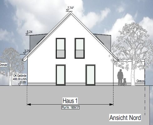 Haus 1 Ansicht Nord