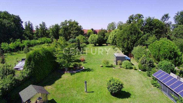 Der Gartenbereich inkl. Bebauungsmöglichkeit