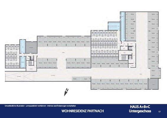 Grundriss Untergeschosswohnung