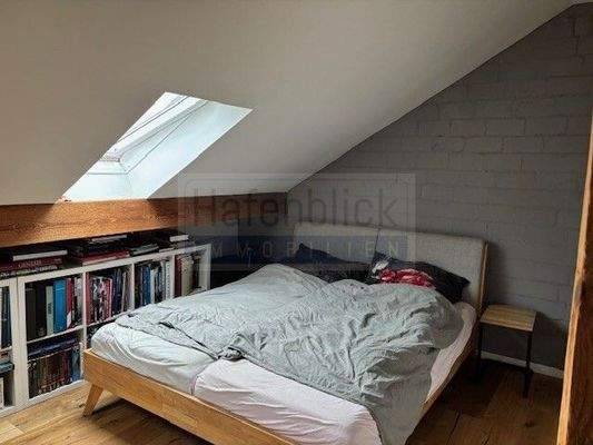 Schlafzimmer mit Blick in die Sterne