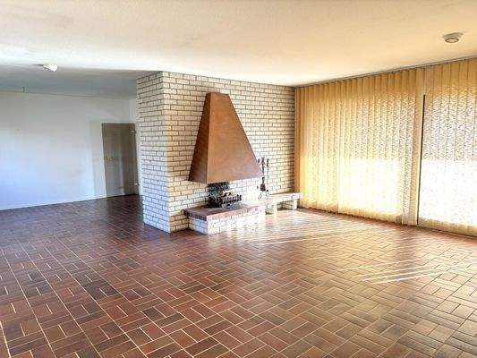 Wohnzimmer mit Kaminofen