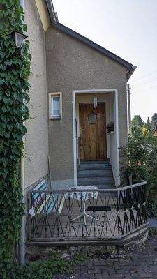 Eingangsbereich mit Windschutz