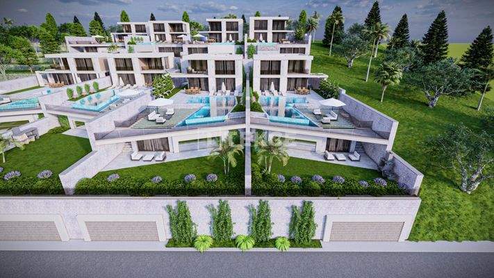 2-Bedroom Houses with Indoor and Outdoor Pools in Kalkan Antalya