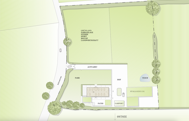 Lageplan (Architektenplanung)