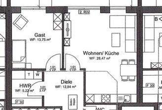 Grundriss Reihenmittel